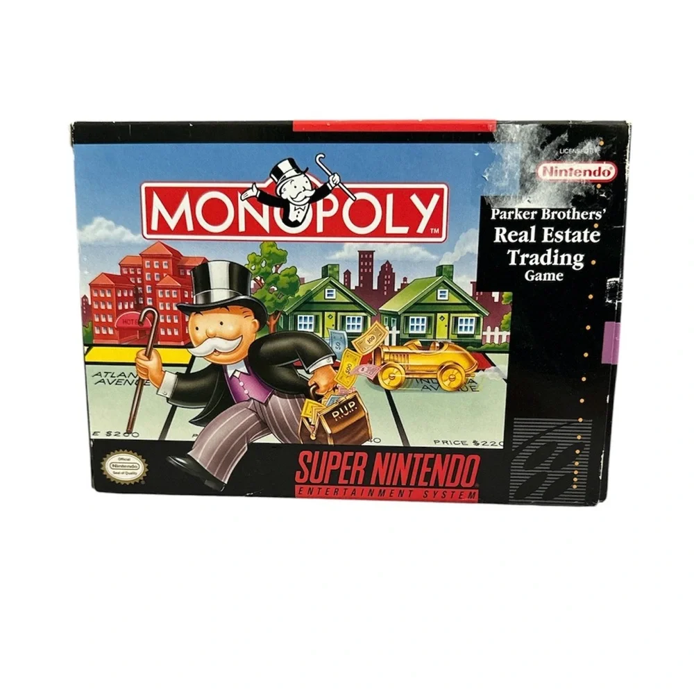 Monopoly video game for super Nintendo
